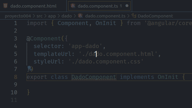 Error encontrado en vscode