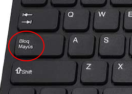 tecla bloq mayus lento