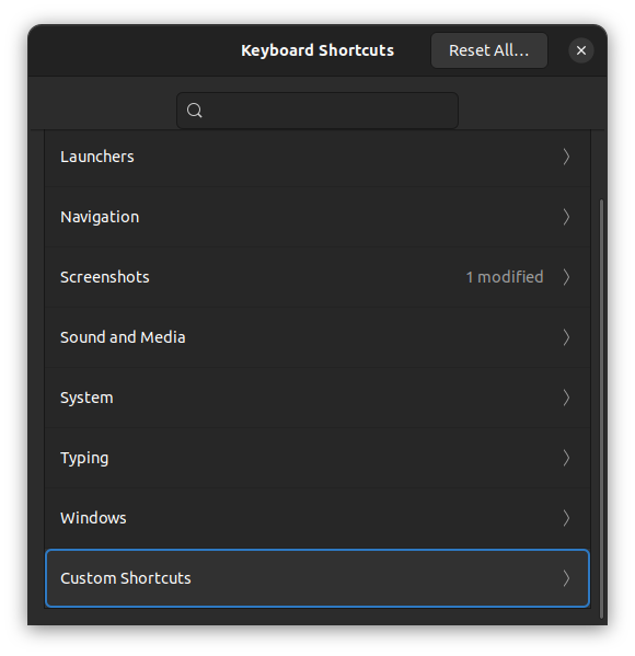 Keyboard Shortcuts